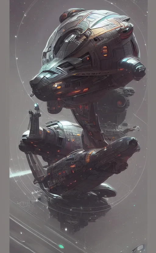 Prompt: spaceship, technological, intricate, beautiful, highly detailed, elegant, artstation, concept art, smooth and sharp focus, illustration, by art adams, tian zi, wlop, alsphonse mucha, artgerm