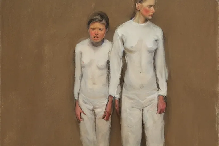 Image similar to art by michael borremans