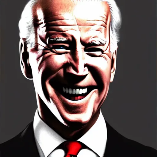 Prompt: Very funny Joe Biden looking like a monkey but good face, colorful painting on grey scale face, powerful , magic, thunders, dramatic lighting, intricate, wild, highly detailed, digital painting, artstation, concept art, smooth, sharp focus, illustration, art by artgerm and greg rutkowski and alphonse mucha, footage