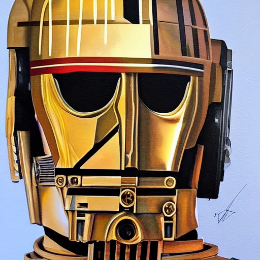 Image similar to painting of c - 3 p 0 by sandra chevrier