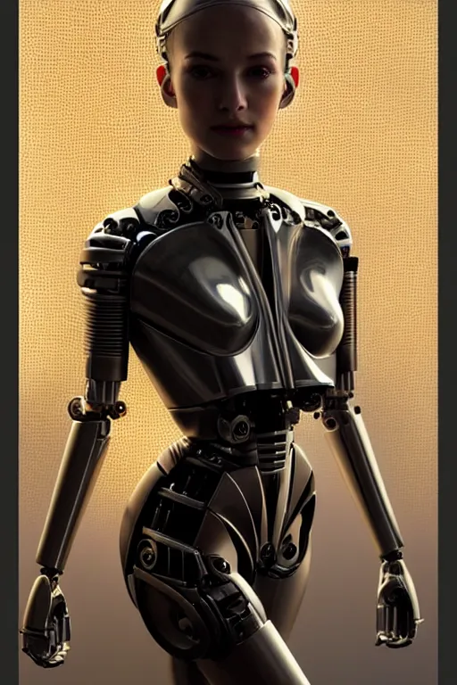 Prompt: Mechanical female android looking, cinematic lighting, intricate, elegant, super highly detailed, art station, concept art, smooth, sharp focus, no blur, no dof, extreme illustration, Unreal Engine 5, Photorealism, HD quality, 8k resolution, cinema 4d, 3D, beautiful, delicate, art by artgerm and greg rutkowski and alphonse mucha and loish and WLOP