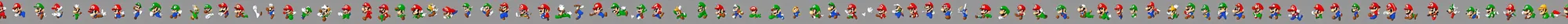 Image similar to super mario bros 1 9 8 5, mario sprite sheet walk cycle, nintendo official media, white background
