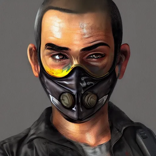 Prompt: Masked Terrorist from Counter-Strike as a GTA character, by Sandra Pelser, highly detailed, hyperrealism, excellent composition, cinematic concept art, dramatic lighting, trending on ArtStation