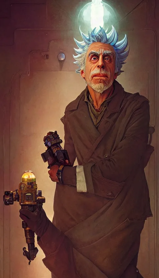 Prompt: hyper realistic rick sanchez looking as a anthro brick, gorgeous lighting by weta studio, mucha, bautista and norman rockwell and greg rutkowski and tom bagshaw and james gurney and lucasfilm