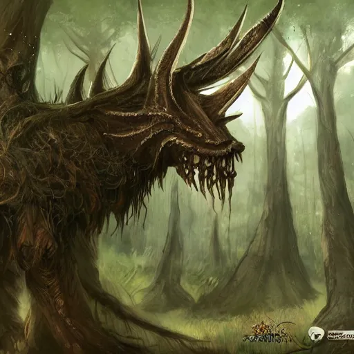 Image similar to a highly detailed portrait of a humanoid fantasy creature in a fantasy forest concept art