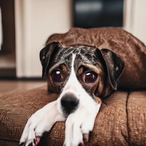 Prompt: a high detail shot of a dog wearing a suit, realism, 8k