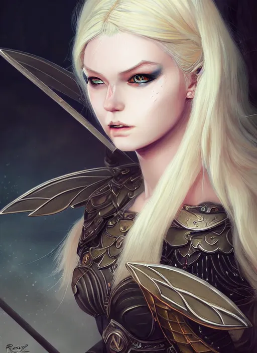 Image similar to blonde combat fairy venizian era, dark fantasy, extremely detailed, sharp focus, portrait, smooth, digital illustration, by rossdraws, frank franzzeta