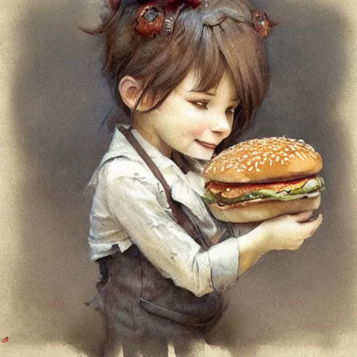 Prompt: ( ( ( ( ( mcdonalds. muted colors. ) ) ) ) ) by jean - baptiste monge!!!!!!!!!!!!!!!!!!!!!!!!!!!