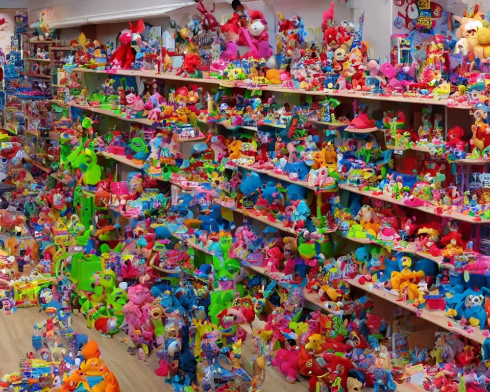 Image similar to footage of a toy shop explosion