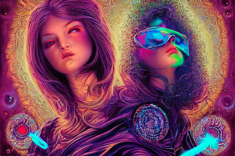 Image similar to rave girl by artgerm, steve argyle, ernst haeckel, david a. hardy, oyama kojima, phil koch, annie leibovitz, benoit mandelbrot, dan mumford, bruce pennington, mimmo rotella