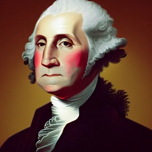 Image similar to photo of george washington as a real life person, dslr