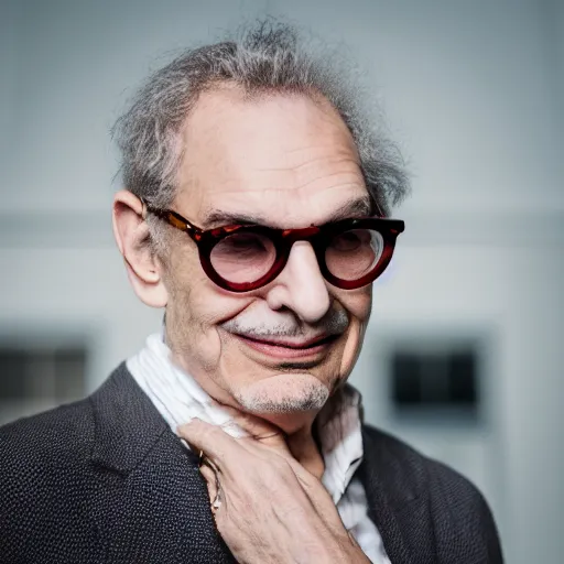 Prompt: Donald Fagen at a casino, XF IQ4, f/1.4, ISO 200, 1/160s, 8K, RAW, unedited, symmetrical balance, in-frame, Facial Retouch