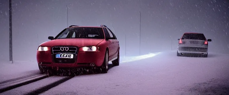 Audi a4 b7 editorial photography. Image of word, winter - 83540952