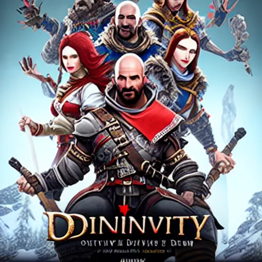 Image similar to divinity original sin 2 movie poster