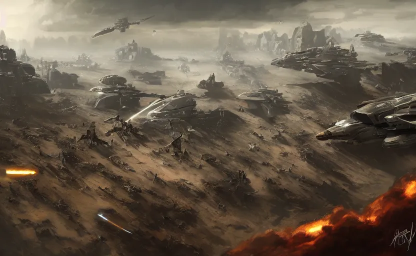 Prompt: Science fiction war in future, 4k very detailed deviantart artstation