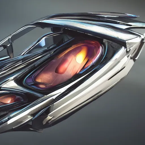 Image similar to car : motherboard forms designed by zaha hadid, sci-fi futuristic ultra realistic photography, keyshot render, octane render, unreal engine 5 lumen, high oiled liquid glossy specularity reflections, ultra detailed, golden hour, dramatic lighting 4k, 8k, 16k in the style ofblade runner 2049 Cyberpunk 2077 ghost in the shell thor 2 marvel film : tilt shift: sharp focus