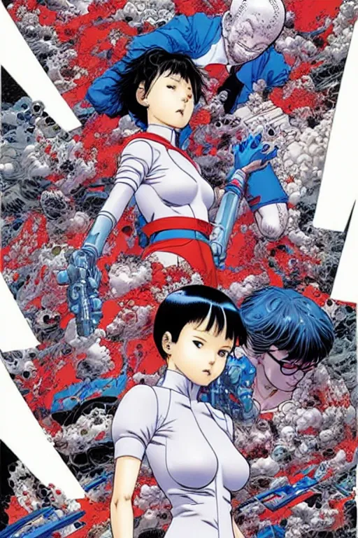 Image similar to by Yukito Kishiro and katsuhiro otomo