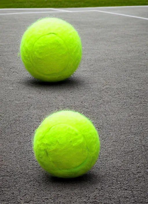 Image similar to full-body photograph of Tennis ball monster , majestic lighting, XF IQ4, 150MP, 50mm, F1.4, ISO 200, 1/160s, natural light