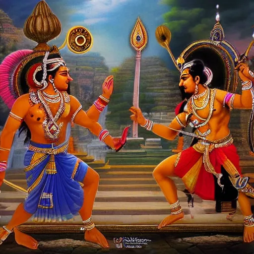 lord rama and ravana