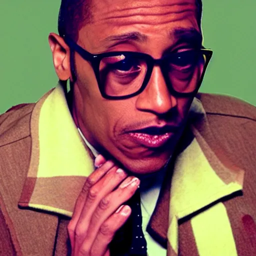 Prompt: gustavo fring from Breaking Bad as a rapper