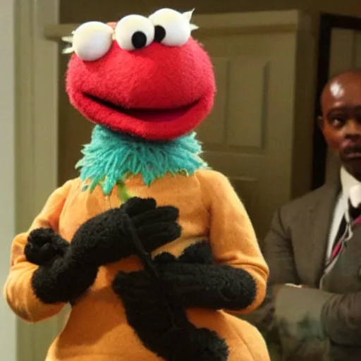 Image similar to african american muppet