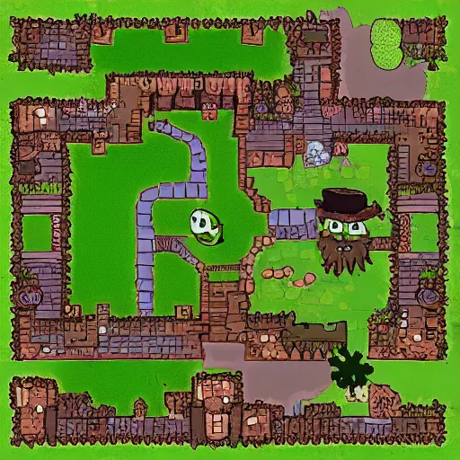 Image similar to a high detailed fantasy village vector art mapview, pepe the frog as a character, rpg village by dungeondraft, dofus, patreon content, hd, straight lines, vector, grid, dnd map, map patreon, fantasy maps, foundry vtt, fantasy grounds, aerial view, dungeondraft, tabletop, inkarnate, dugeondraft, roll 2 0