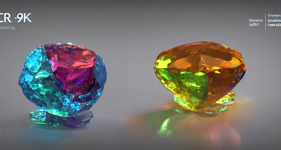 Prompt: gemstones, colorful, refraction, acoustic , highly detailed, 8k post-processing highly detailed, rendered by octane engine