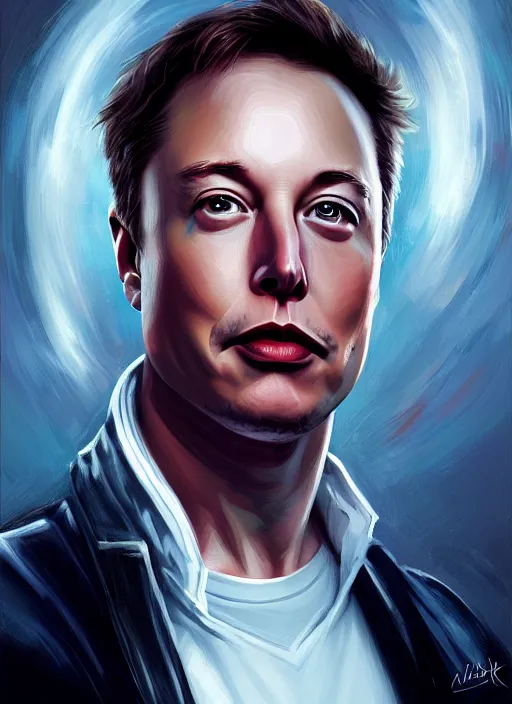 Prompt: ( ( ( portrait of elon musk ) ) ) by charlie bowater, spacex, mars mission,