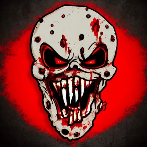 Image similar to angry zombie - head gta v game symbol, style of stephen bliss, zombie - apocalypse, icon, icon, unreal engine, octane render