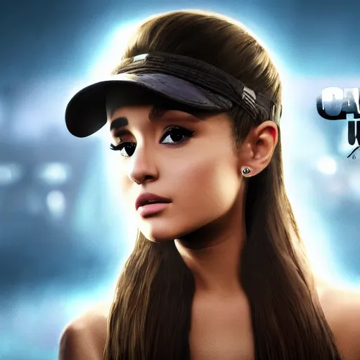 Image similar to Ariana Grande in Call of Duty, 4k