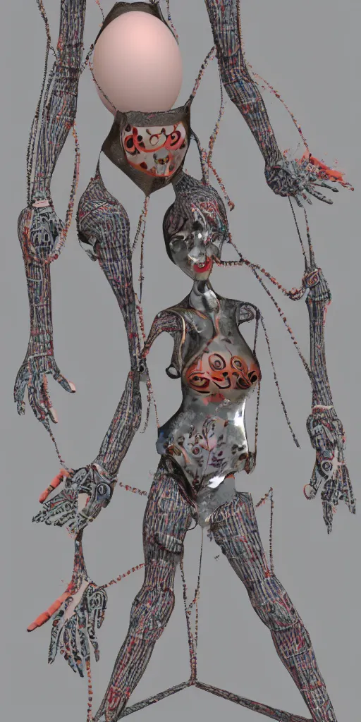 Image similar to malice doll psx rendered early 90s net art lunars egg