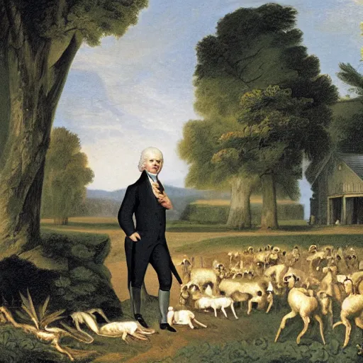 Image similar to Thomas Jefferson farming