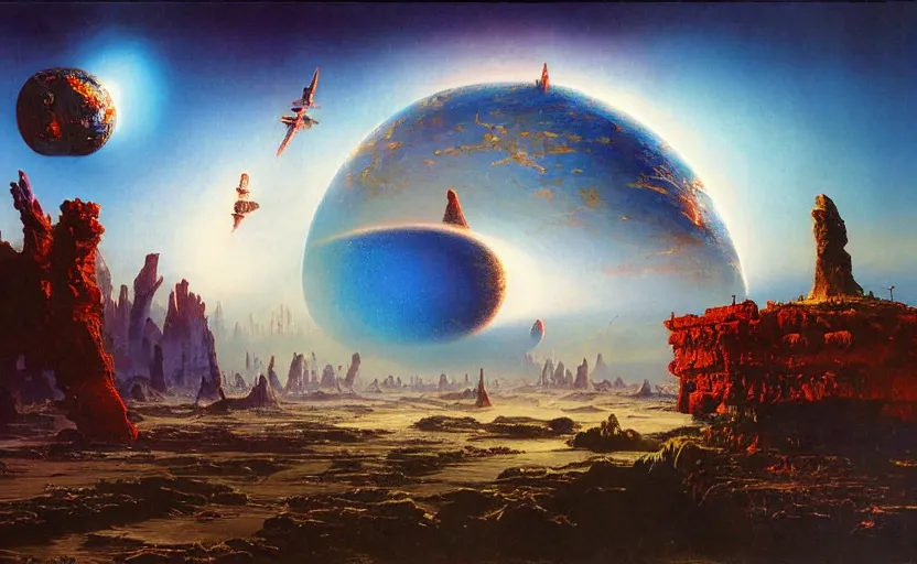 Image similar to the emergence of the expanding worlds by bruce pennington