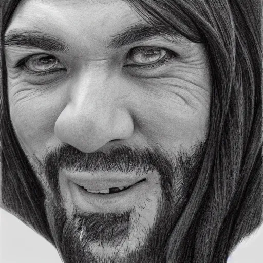 Prompt: highly detailed pencil drawing of Huggy Wuggy trending on artstation ultra-realistic