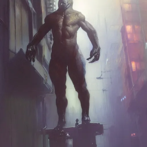 Image similar to pattington bear, hyperrealistic full figure, bladerunner street alley, art of elysium by frank frazetta and by jeremy mann and by alphonse mucha, fantasy art, photo realistic, dynamic lighting, artstation, full figure poster, volumetric lighting, very detailed face, 4 k, award winning