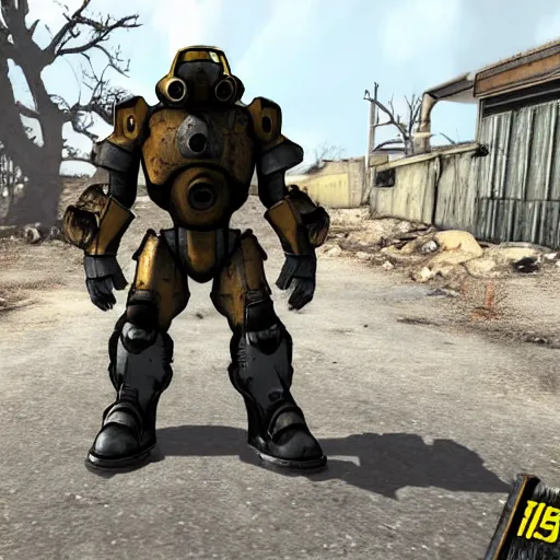 Image similar to Fallout T52 power armor