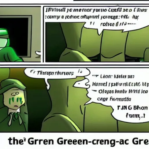 Image similar to 4 chan greentext