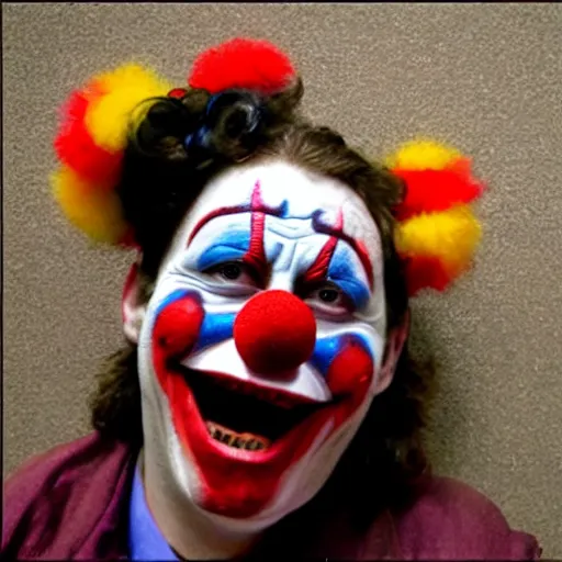 Image similar to i failed out of clown college