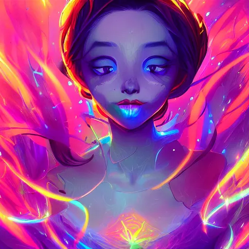 Image similar to skill magic deepdream radiating a glowing aura stuff loot legends stylized digital illustration video game icon artstation lois van baarle, ilya kuvshinov, rossdraws,