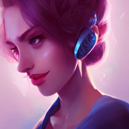 Prompt: a portrait of a beautiful woman, art by lois van baarle and loish and ross tran and rossdraws and sam yang and samdoesarts and artgerm, digital art, highly detailed, intricate, sharp focus, Trending on Artstation HQ, deviantart, unreal engine 5, 4K UHD image