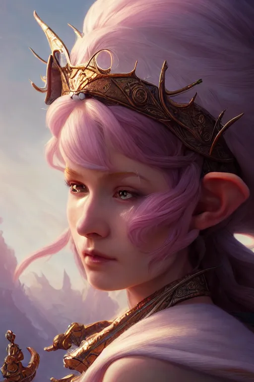 Prompt: elf princess, highly detailed, d & d, fantasy, highly detailed, digital painting, trending on artstation, concept art, sharp focus, illustration, global illumination, shaded, art by artgerm and greg rutkowski and fuji choko and viktoria gavrilenko and hoang lap