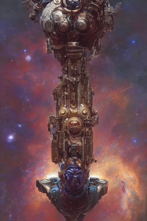 Prompt: deep space galactus, detailed, 8 k, trending on artstation, smooth, sharp focus artwork by mark arian, artgerm, mark keathley, greg rutkowski and alphonse mucha