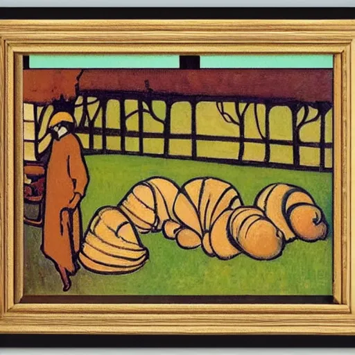 Image similar to snails by Maurice Denis