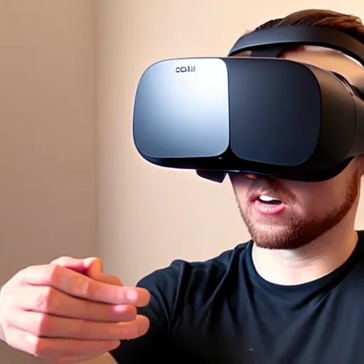 Image similar to next-gen oculus quest unboxing