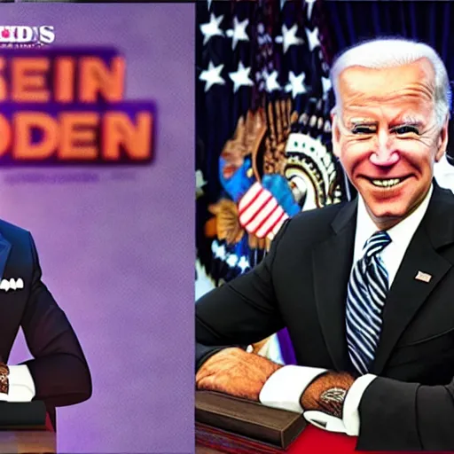 Image similar to joe biden as the joker 4k