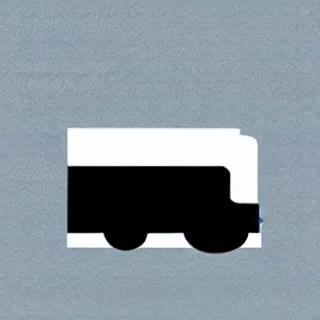 Prompt: very very very very stylized minimal vector graphic of a thor chateau motorhome, mountains, highway and sunset!!, white background, dramatic, professional minimal graphic design