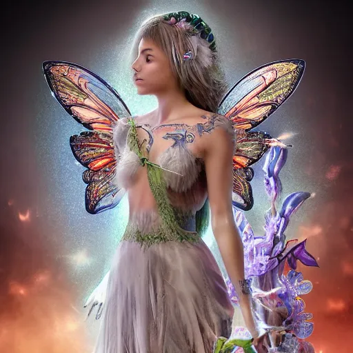 Prompt: a beautiful fairy creature captured in a jar, uhd, 8k, stunning, hyper detailed, award winning