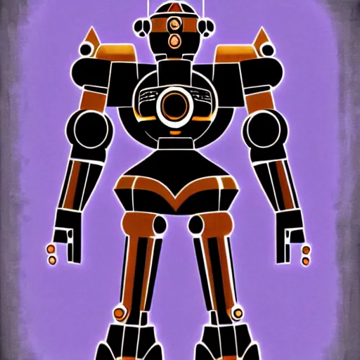 Prompt: perfectly detailed mecha in metropolis silent film!! 1 9 2 0 s art deco! digital painting, concept art, smooth, sharp focus, illustration, art by