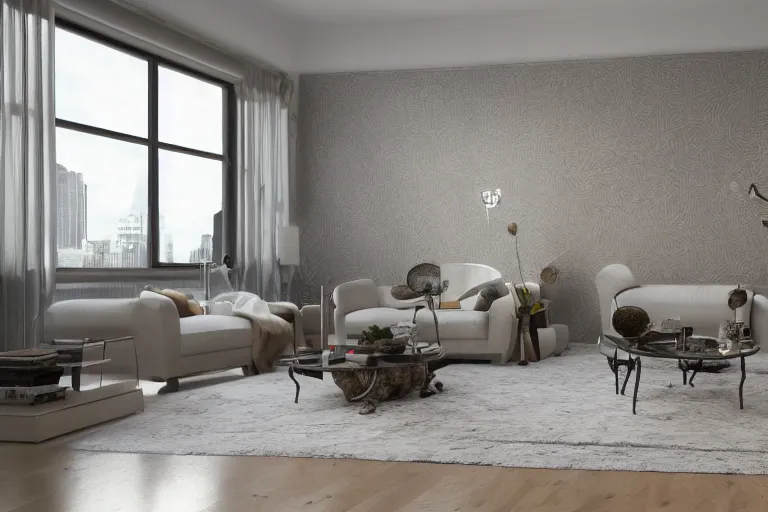 Prompt: Emulating reality, R6, 4K HD, photo realistic render, unreal engine, highly detailed refraction, accurate Isometric Viewpoint, vray: (subject = decorated living room + subject detail= high detailed furniture, art decoration, fancy, highly detailed texture render, highly accurate light refraction, rich in texture )