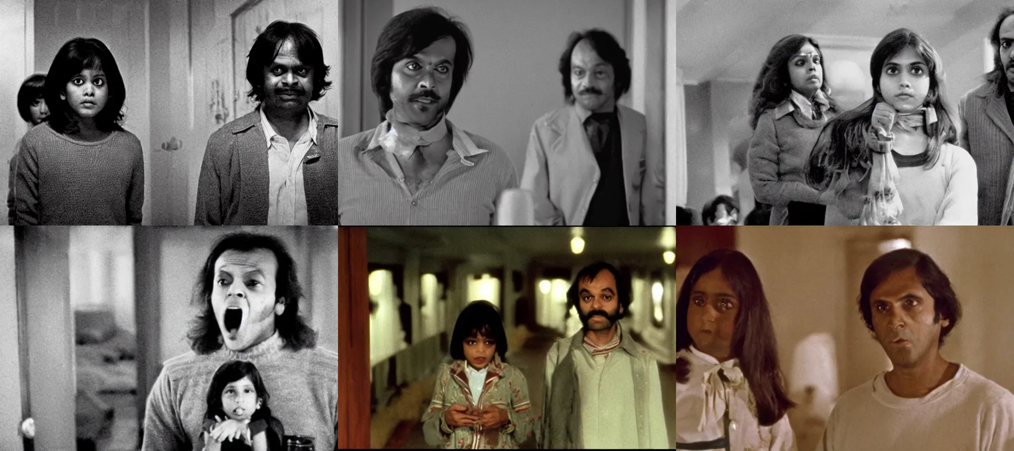 Prompt: shibu in the film, The Shining 1980